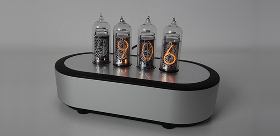 nixie clock with 0,7" digit height (IN-14)