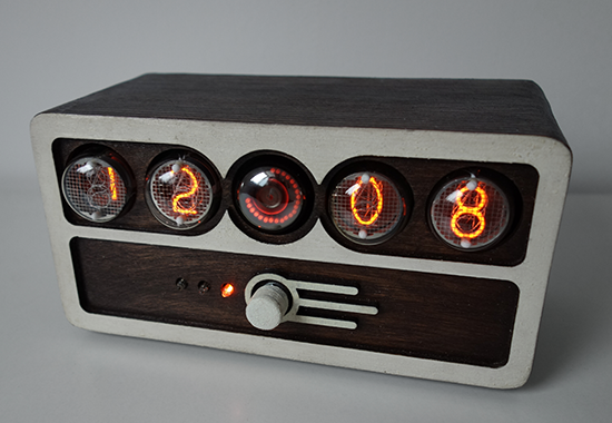 nixie clock with IN-4 and dekatron counting-tube (OG-4)