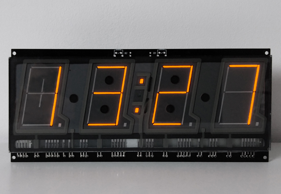7 segment panaplex clock with 2" digit height (Babcock SP-431)
